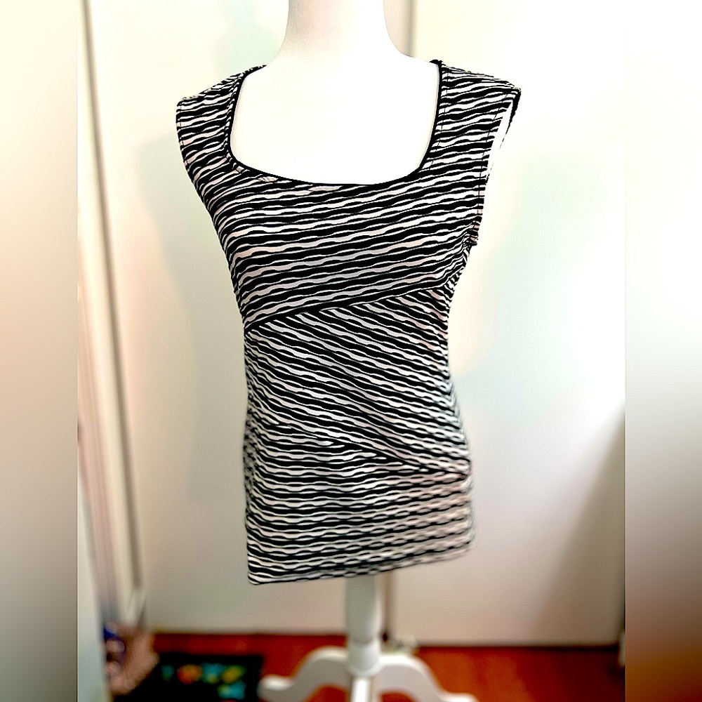 White House Black Market Striped Top size Medium